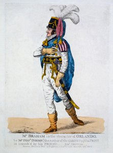 Mr. Braham in the Character of Orlando from 